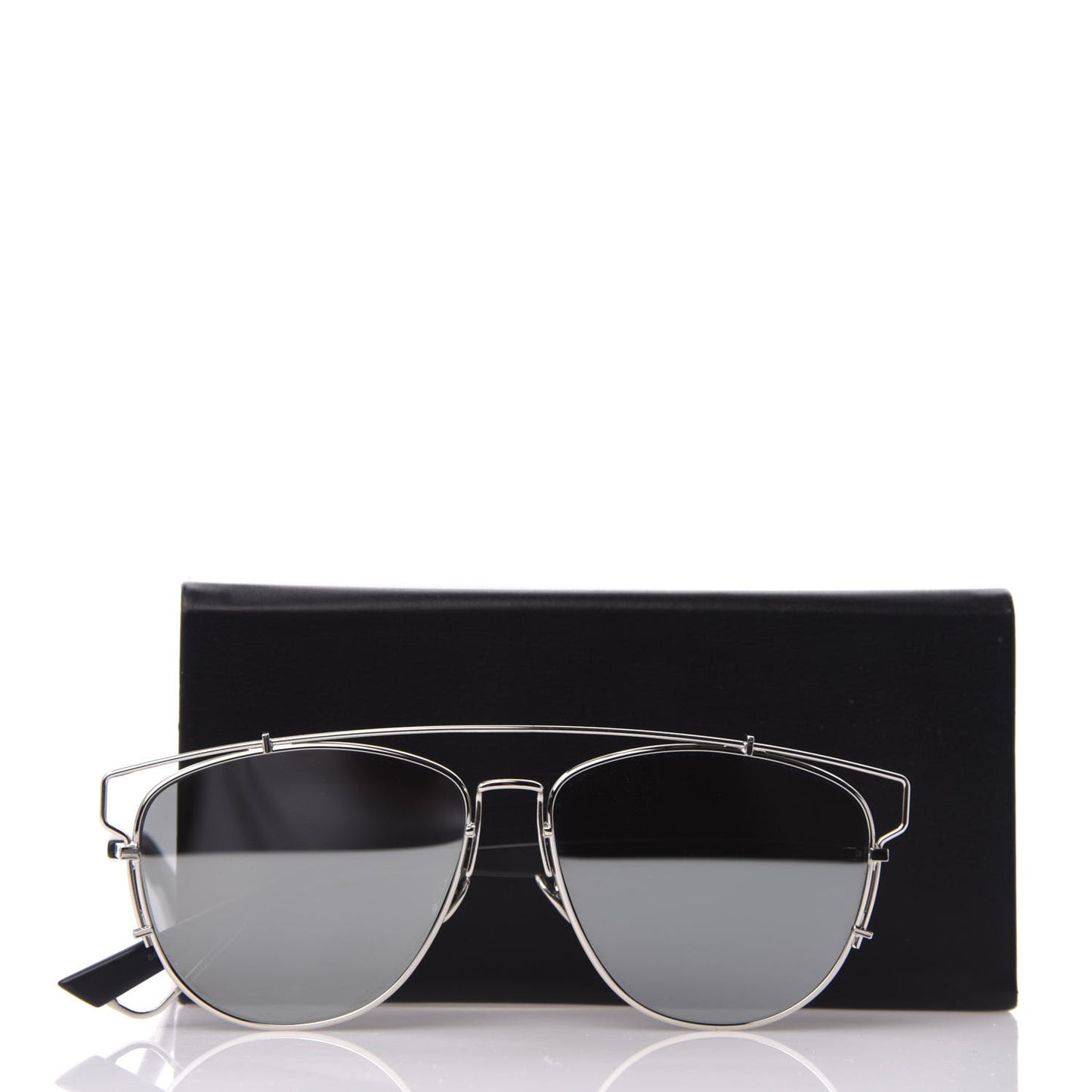 Mirrored Technologic Sunglasses Black