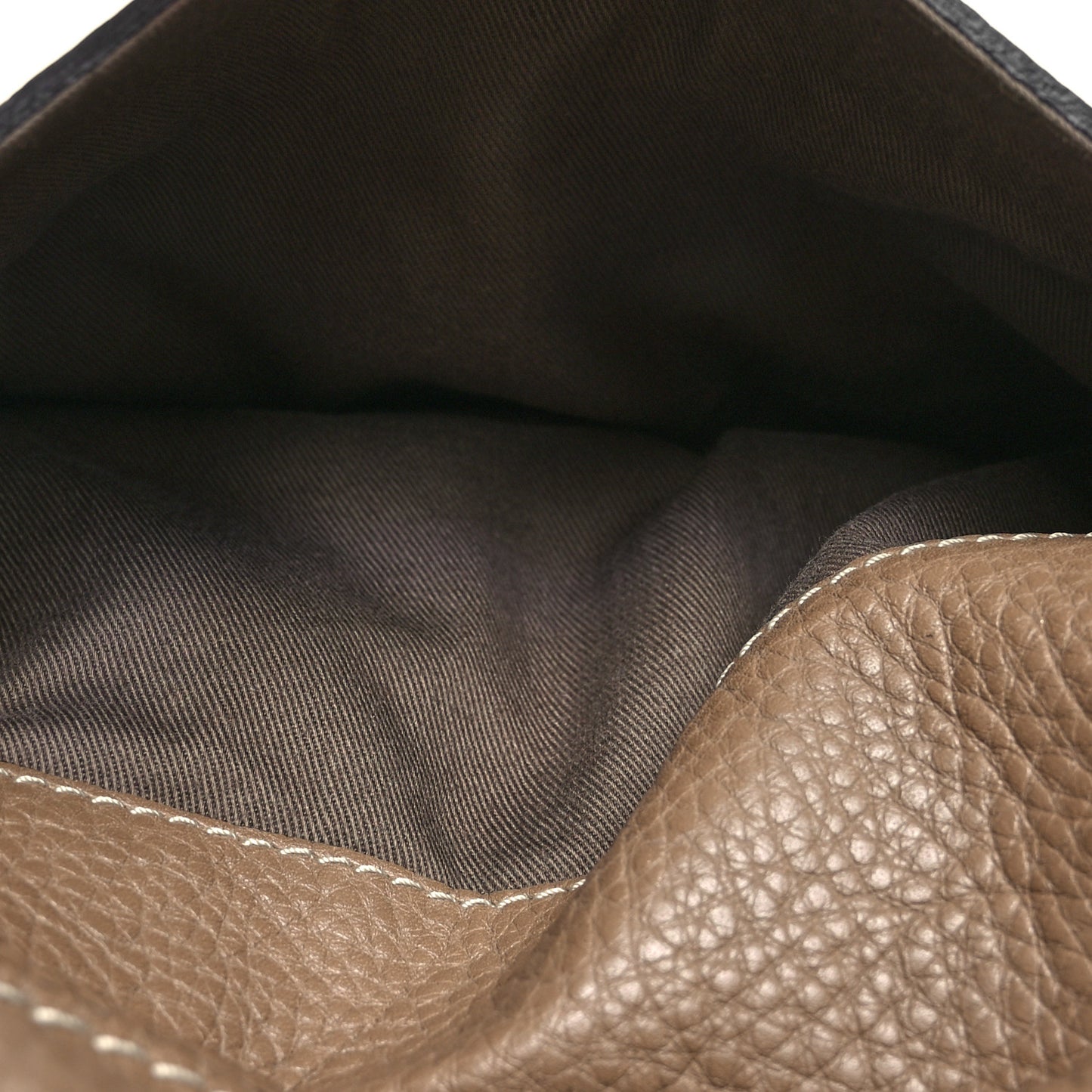 Calfskin Medium Marcie Saddle Shoulder Bag Motty Grey