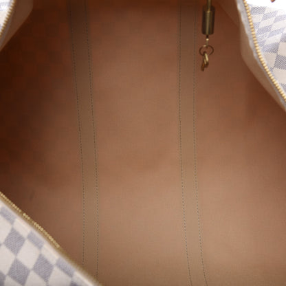 Louis Vuitton Damier Azur Keepall Bandouliere 55 5 of 12