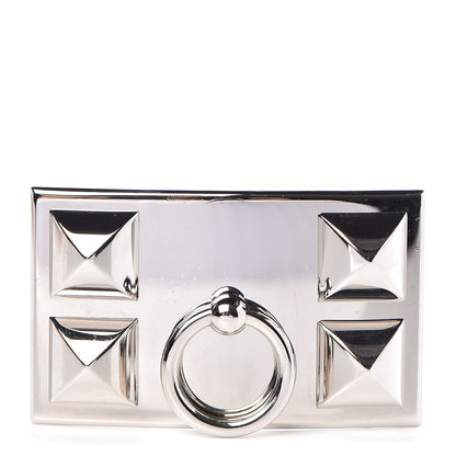 Hermes Palladium Collier de Chien 32mm Belt Buckle 1 of 5