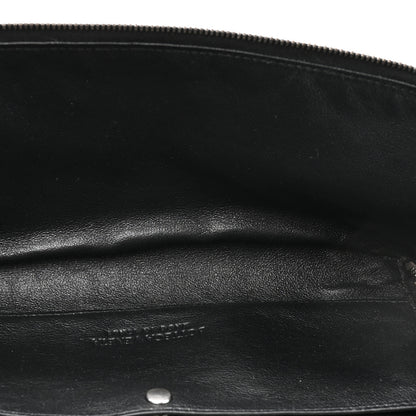 Bottega Veneta Calfskin Intarsio Toiletry Case Black 10 of 14