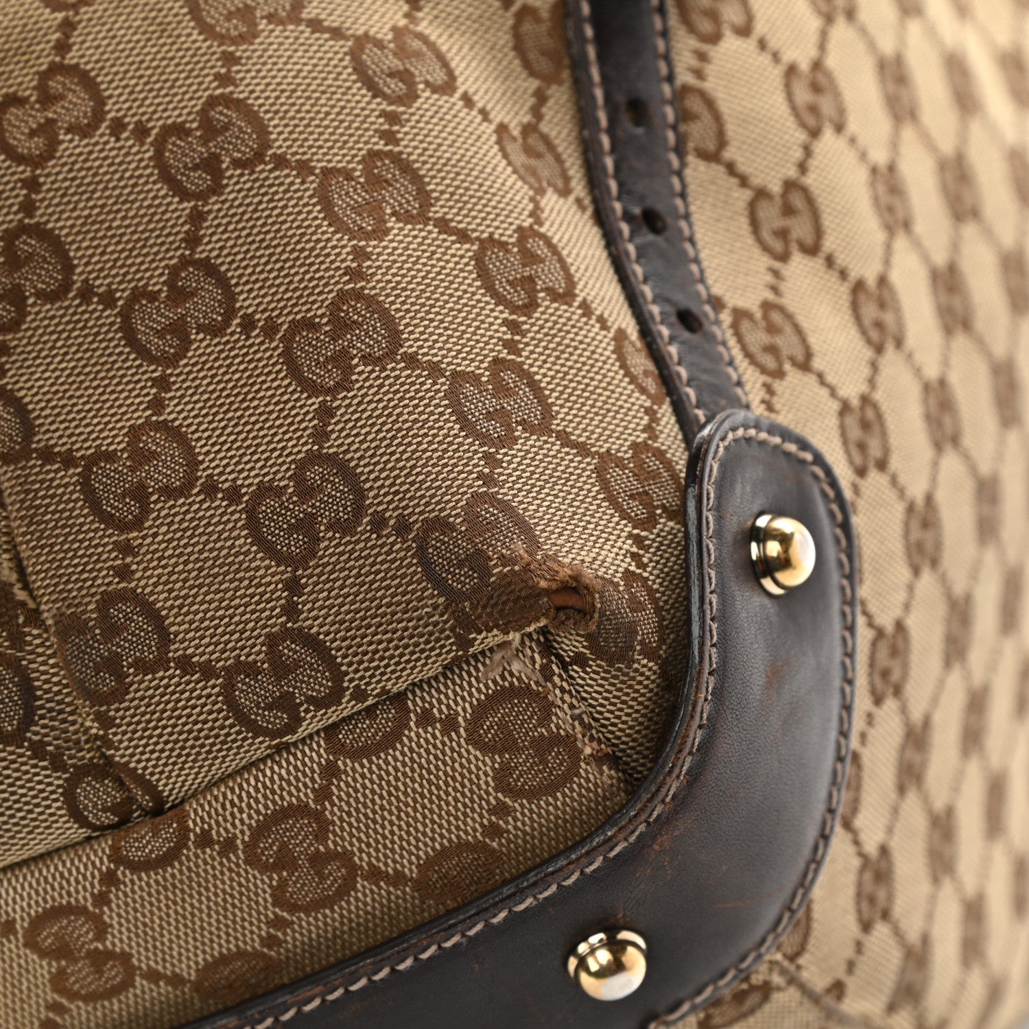 Gucci Monogram Medium Pelham Shoulder Bag Dark Brown 10 of 14