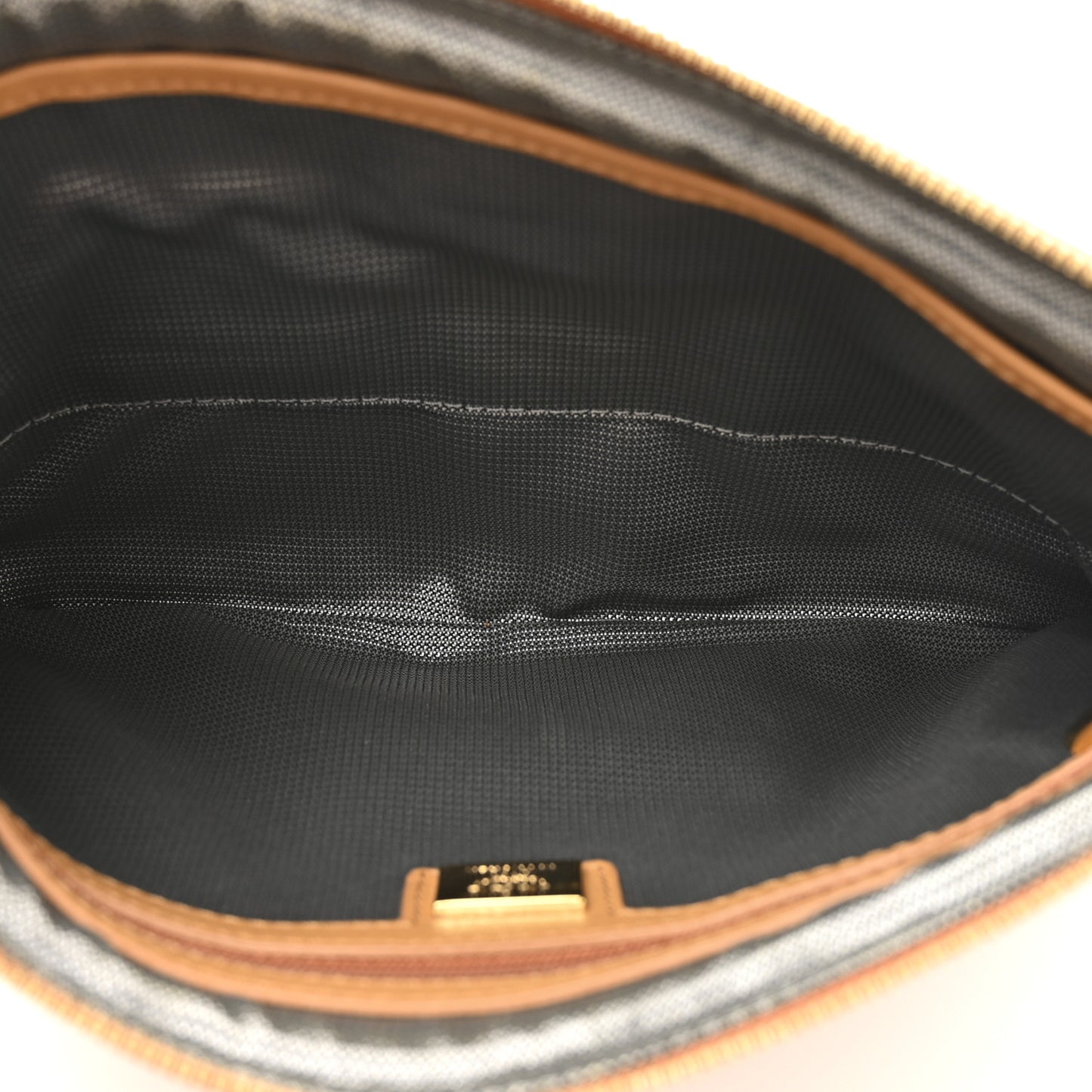 Visetos Studded Wristlet Pouch Cognac