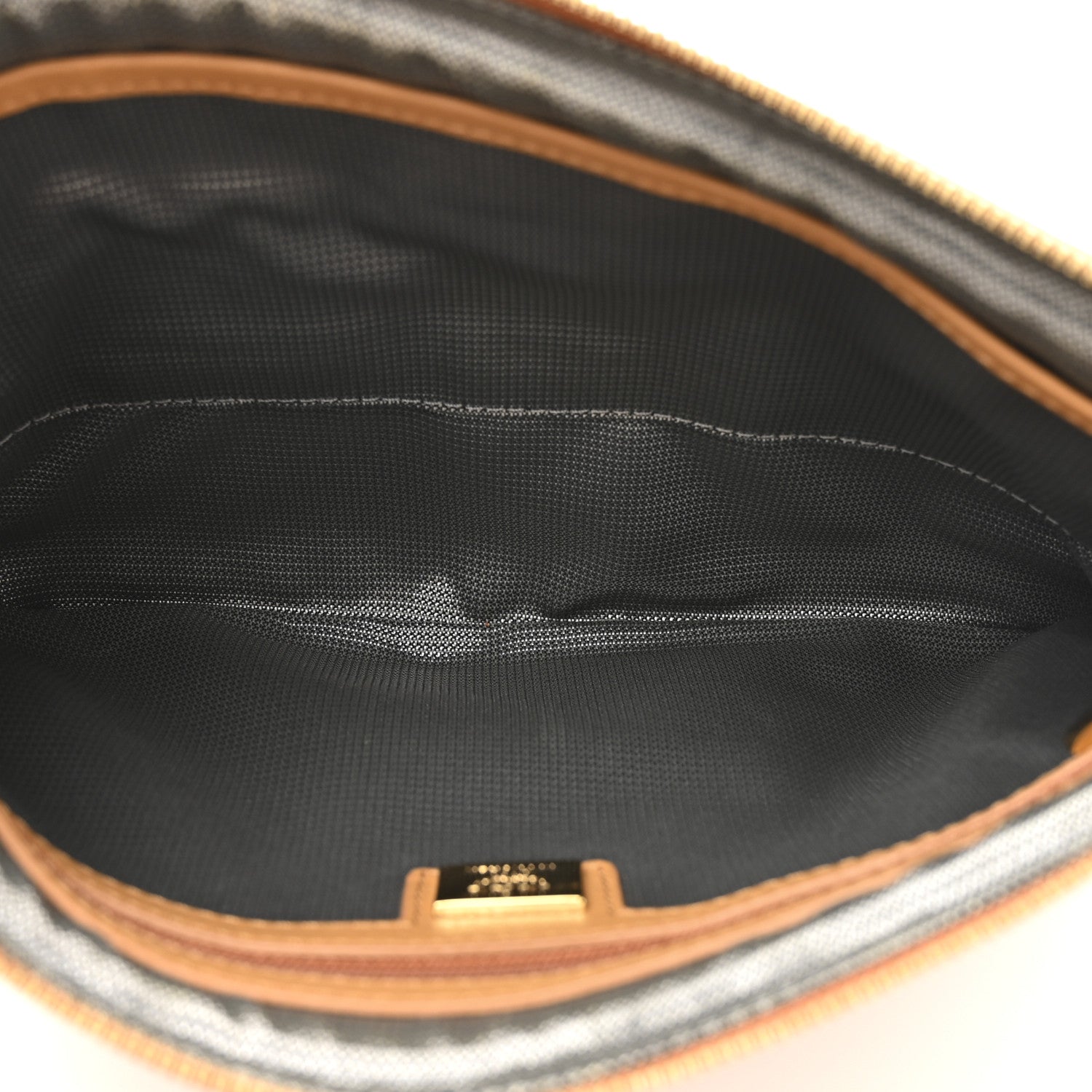 MCM Visetos Studded Wristlet Pouch Cognac 5 of 8
