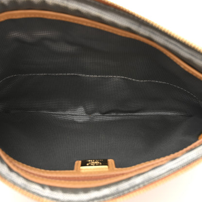 MCM Visetos Studded Wristlet Pouch Cognac 5 of 8