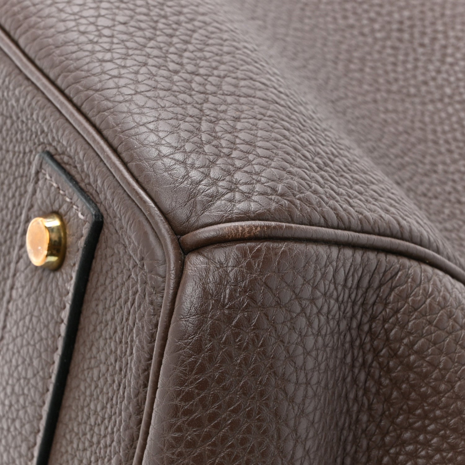 Hermes Togo HAC Birkin 40 Chocolate 11 of 13