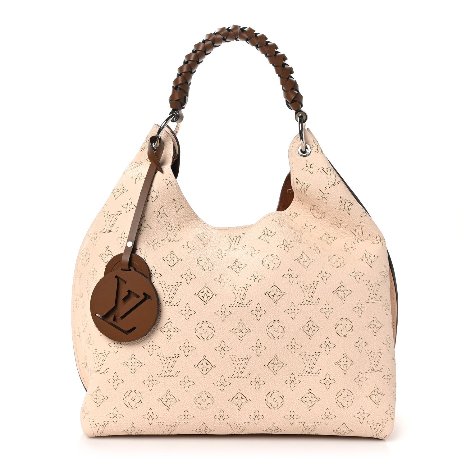 Louis Vuitton Mahina Carmel Hobo Creme 1 of 9