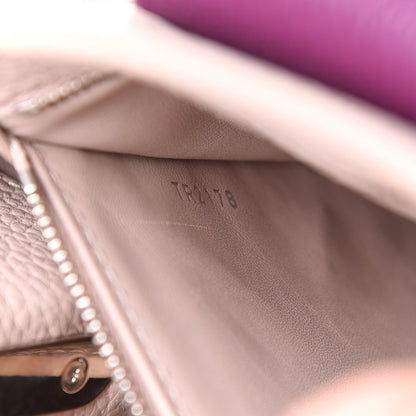 Louis Vuitton Taurillon Capucines PM Galet Violet 10 of 17