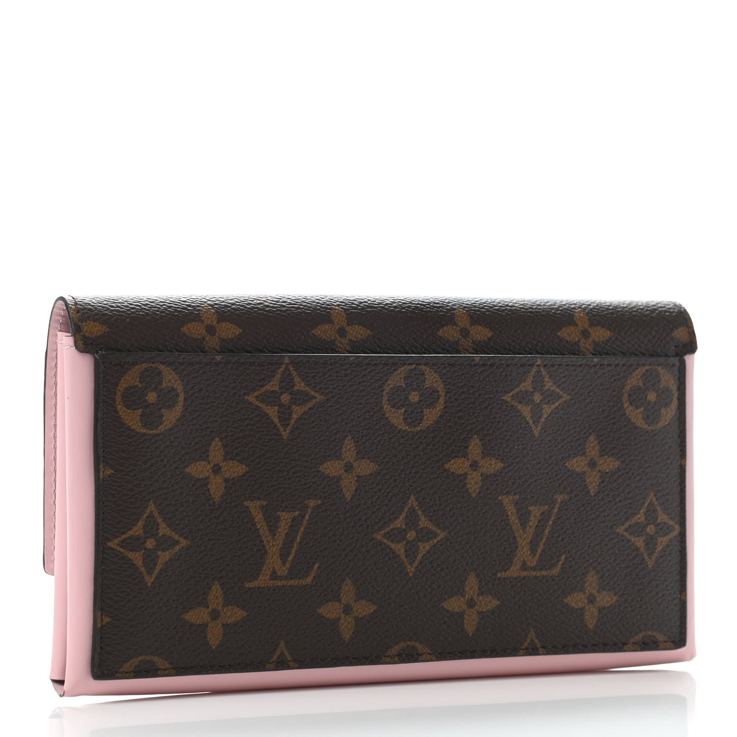 Louis Vuitton Monogram Flore Wallet Rose Ballerine 2 of 4