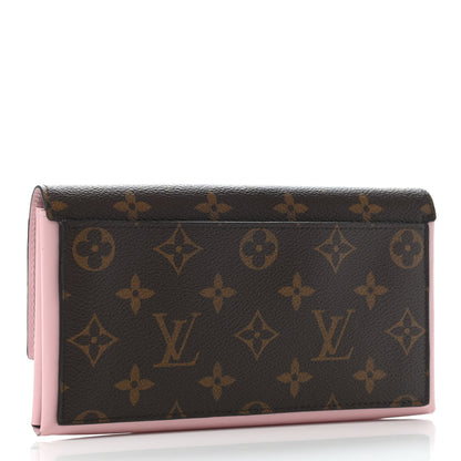 Louis Vuitton Monogram Flore Wallet Rose Ballerine 2 of 4