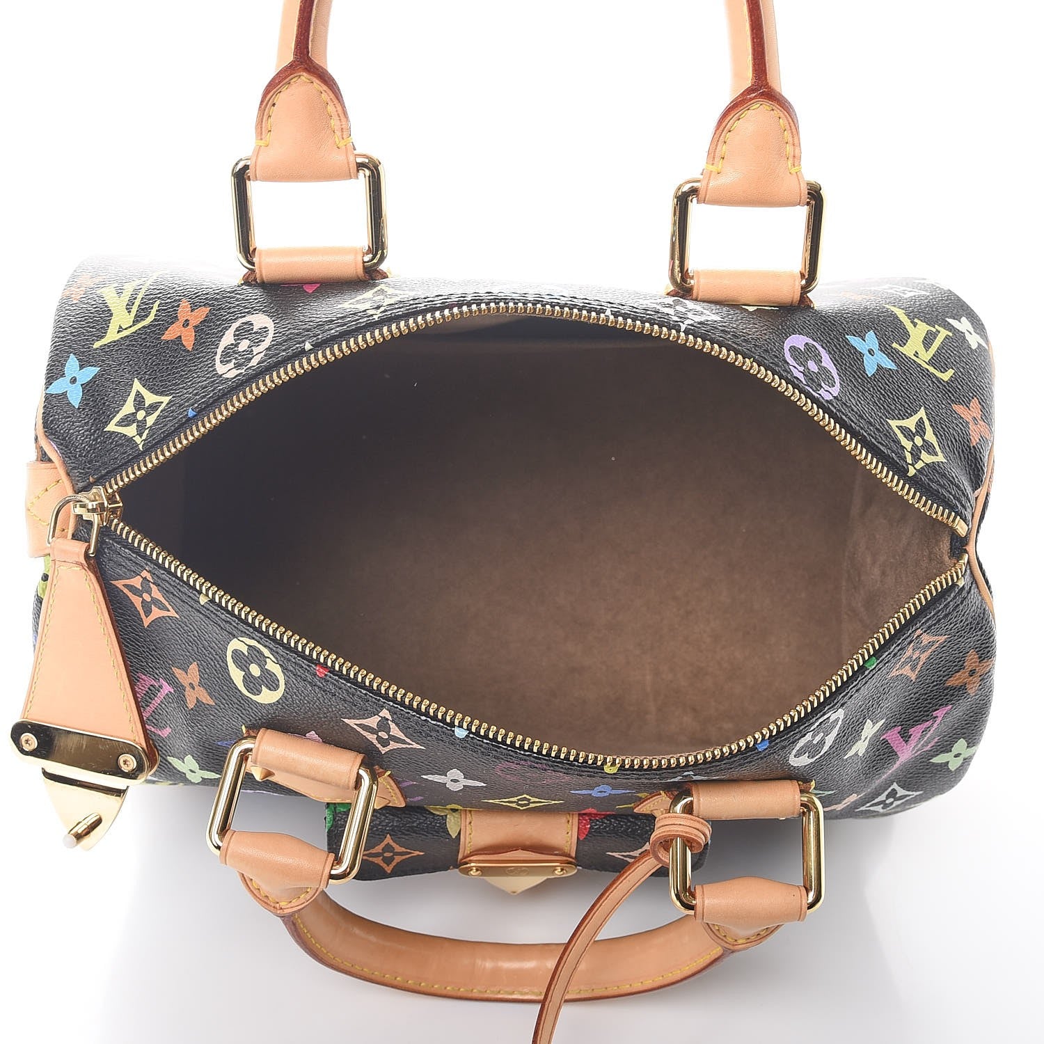 Louis Vuitton Monogram Multicolor Speedy 30 Black 5 of 9