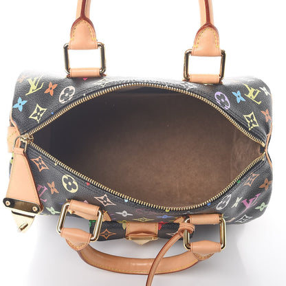 Louis Vuitton Monogram Multicolor Speedy 30 Black 5 of 9