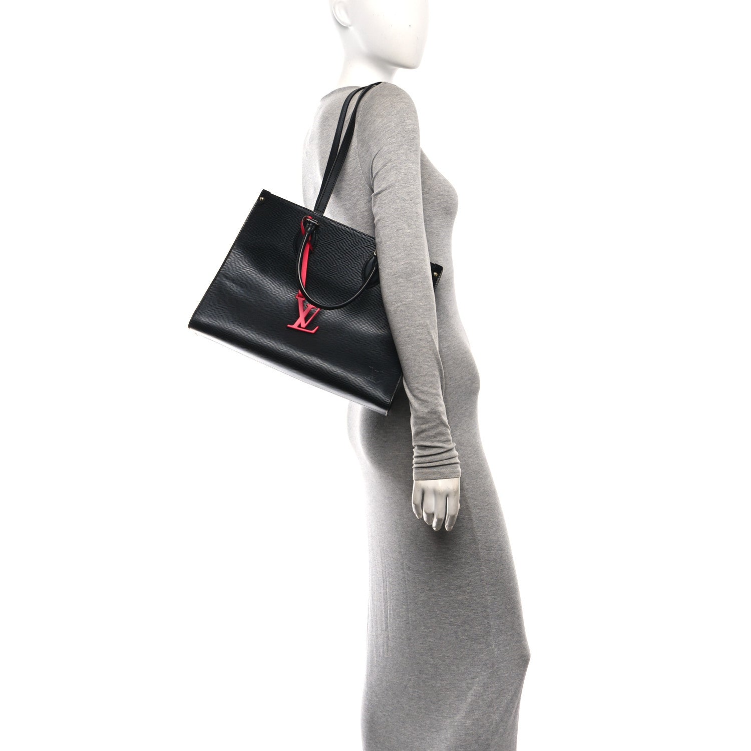 Louis Vuitton Epi Onthego MM Black Black 2 of 9