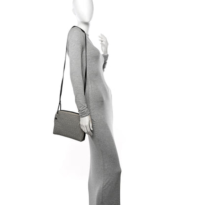 Bottega Veneta Nappa Ayers Cravaterria Intrecciato Nodini Bag Off White Black 2 of 14