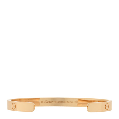 Cartier 18K Yellow Gold LOVE Cuff Bracelet 19 2 of 4