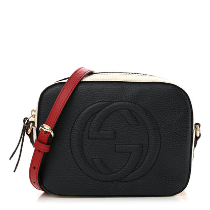 Gucci Dollar Calfskin Small Soho Disco Bag Blue Hibiscus Red Mystic White 1 of 10