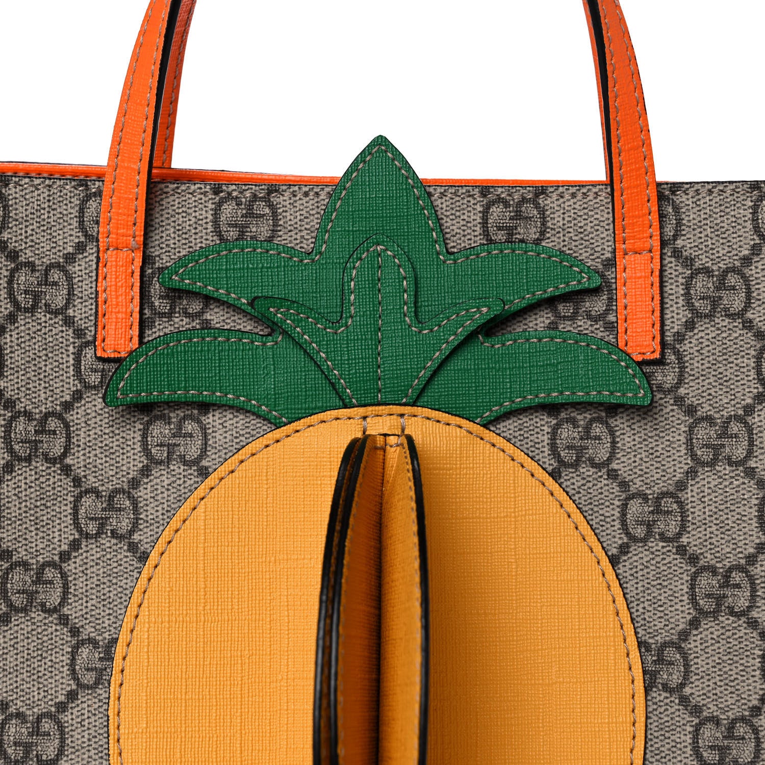 Gucci GG Supreme Monogram Kids Pineapple Tote 9 of 12