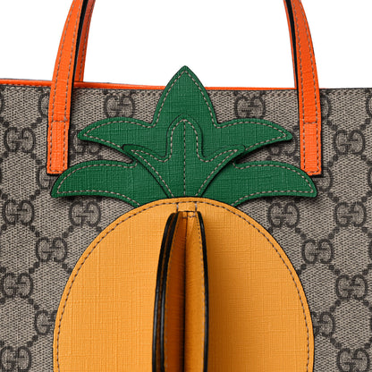 Gucci GG Supreme Monogram Kids Pineapple Tote 9 of 12