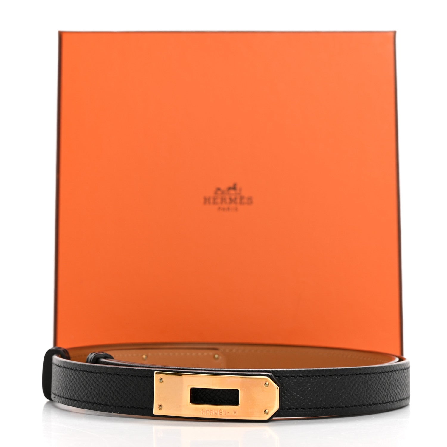 Hermes Epsom Kelly Belt Black 6 of 6