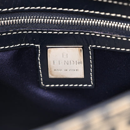 Fendi Zucca Boston Navy 6 of 10