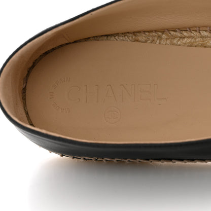 Chanel Lambskin CC Mens Espadrilles 45 Black 7 of 11