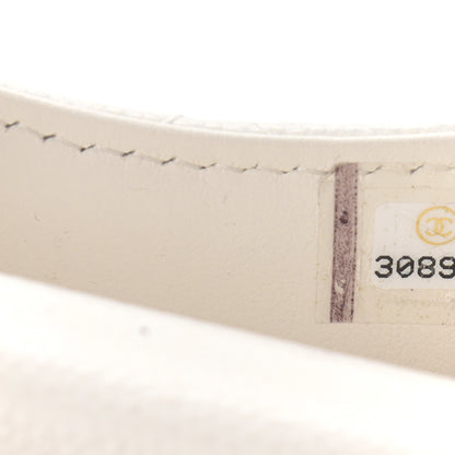 Chanel Caviar Quilted Airpods Pro Case White 7 of 8