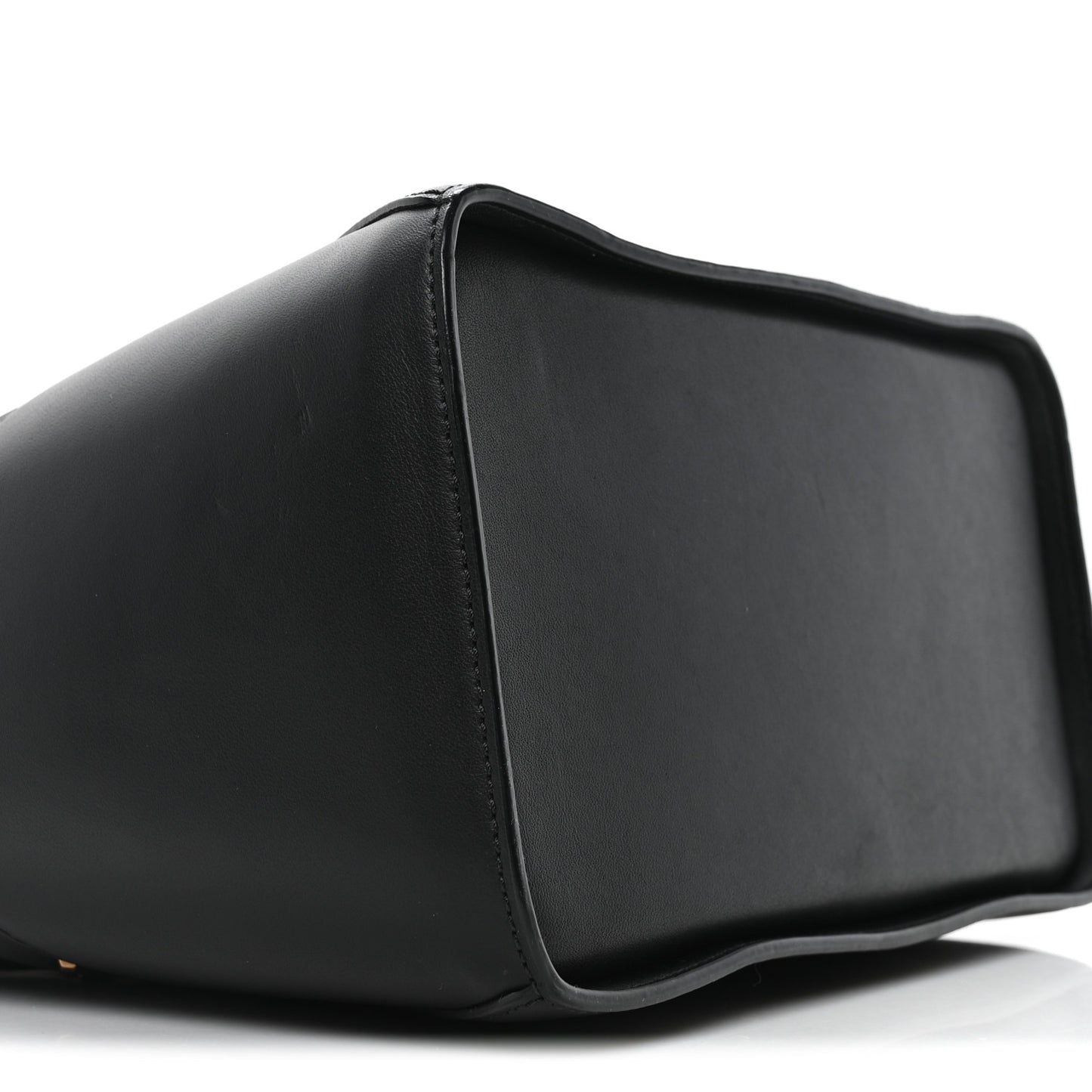 Coated Canvas Claudia Studs Crossbody Bag Black