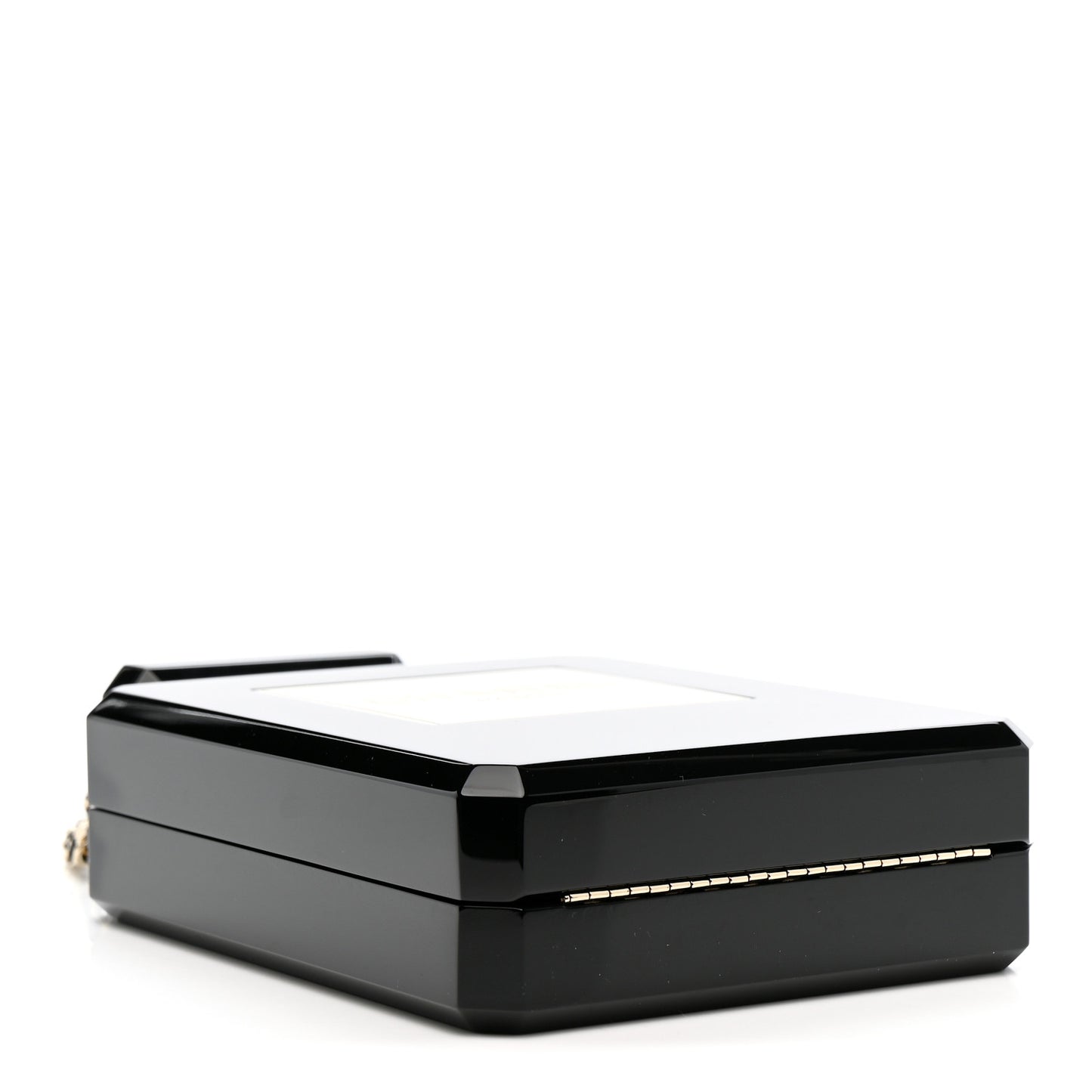 Plexiglass Perfume Bottle Clutch  Black