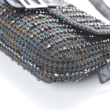 Fendi Beaded Baguette Black Cracle 9 of 9
