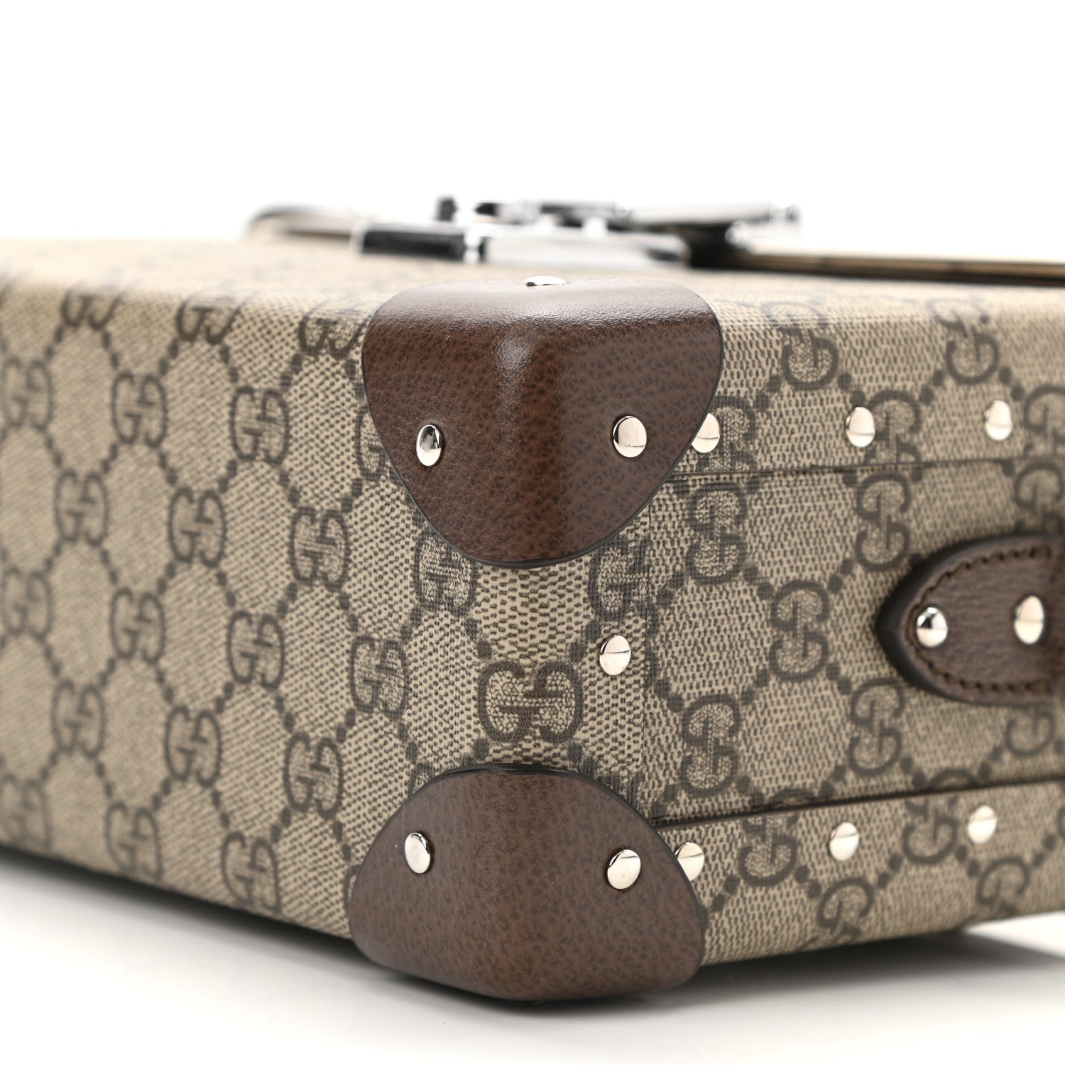 Gucci GG Supreme Monogram Globe-Trotter Beauty Case Brown 10 of 10