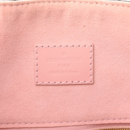 Louis Vuitton Damier Ebene Caissa Hobo Rose Ballerine 7 of 11