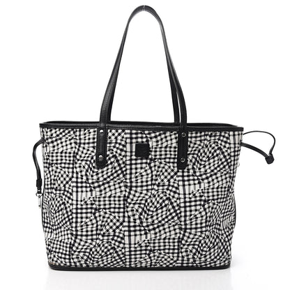 MCM Visetos Medium Project Reversible Shopper Tote Black 3 of 12