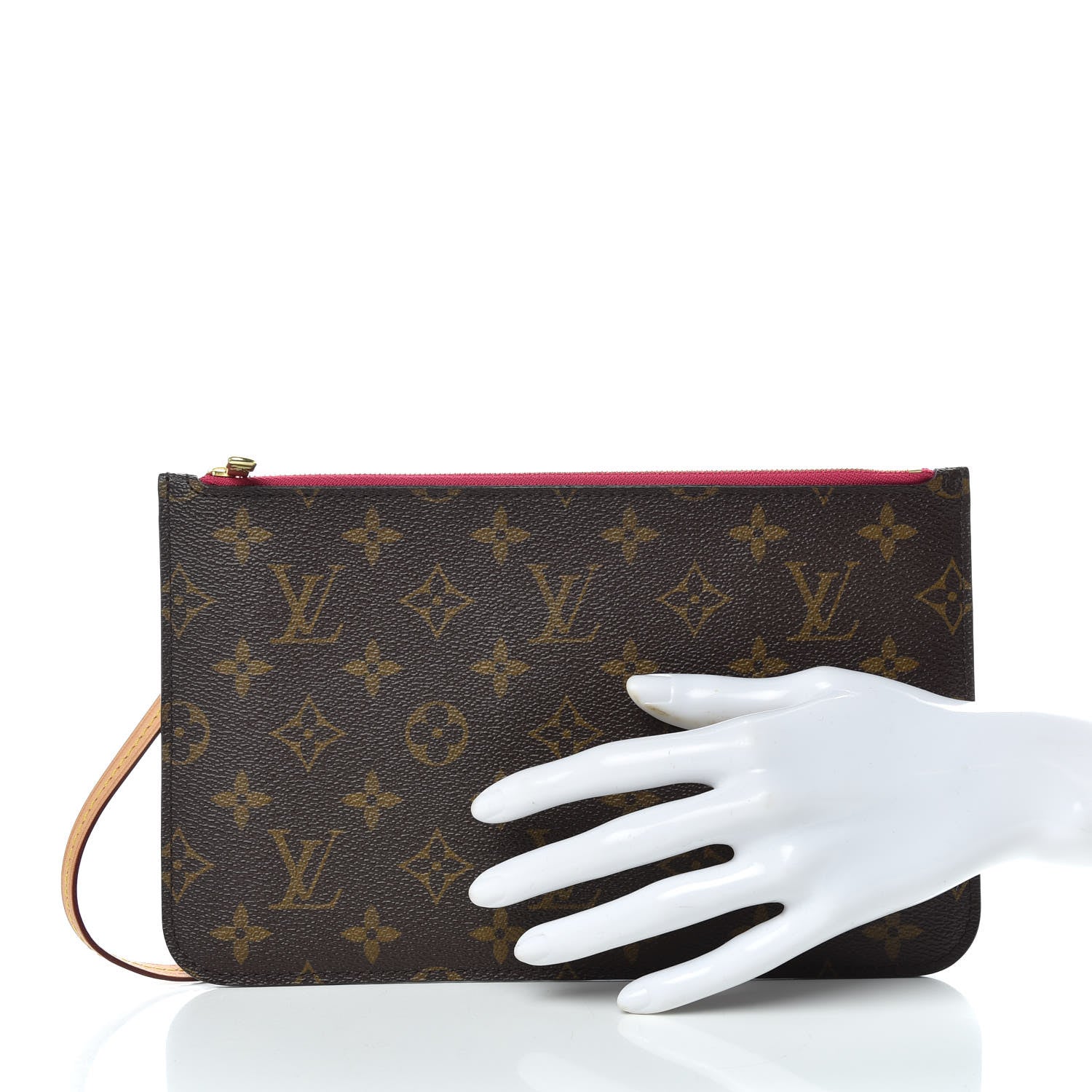 Louis Vuitton Monogram Neverfull MM GM Pochette Pivoine 2 of 9