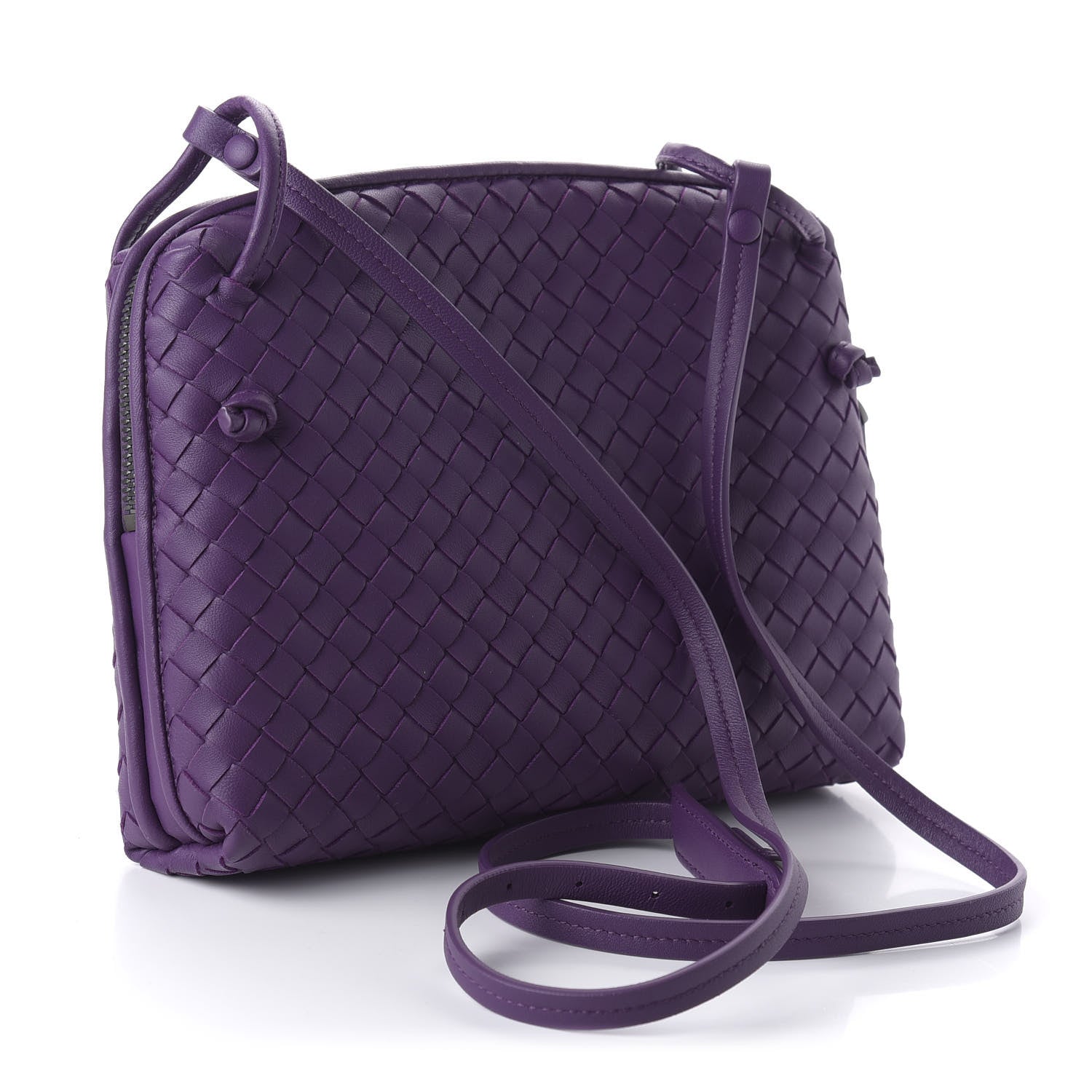 Bottega Veneta Nappa Intrecciato Pillow Crossbody Messenger Monalisa 3 of 10