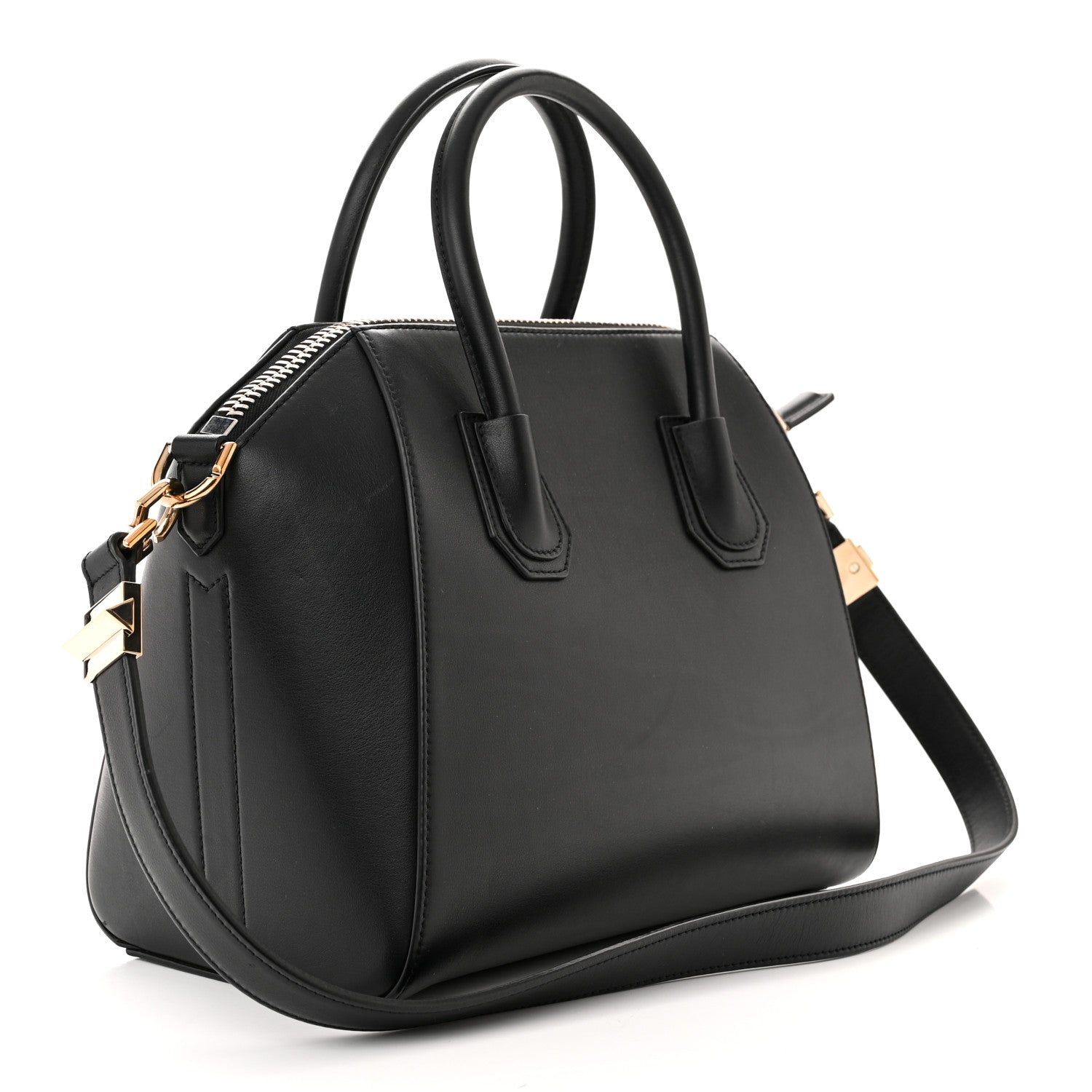 Givenchy Calfskin Signature Logo Small Antigona Black 2 of 12