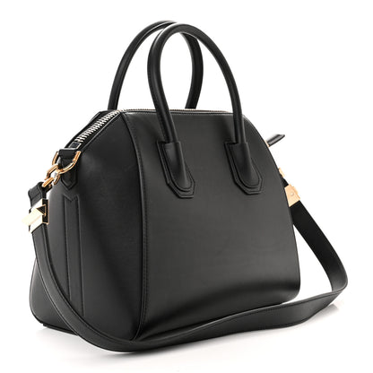 Givenchy Calfskin Signature Logo Small Antigona Black 2 of 12