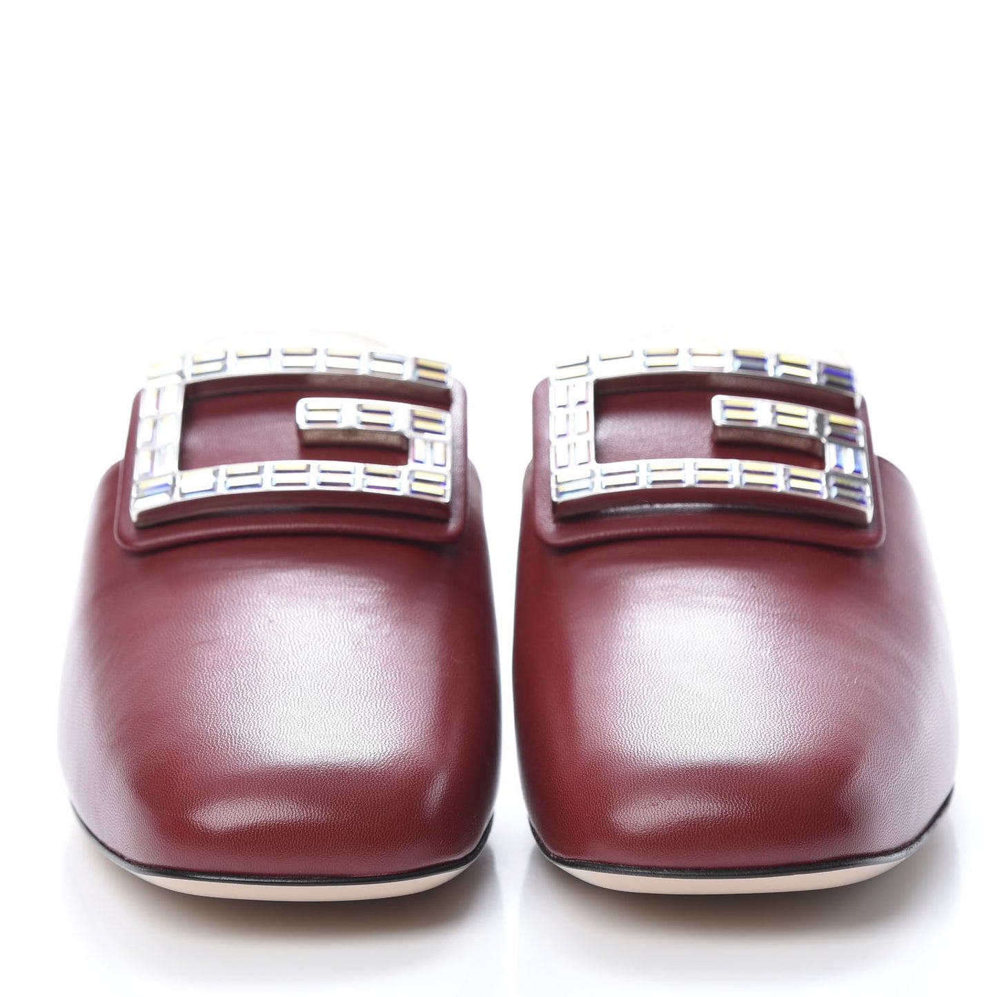 Malaga Kid Crystal Square G Madelyn Mules 40 Romantic Cerise