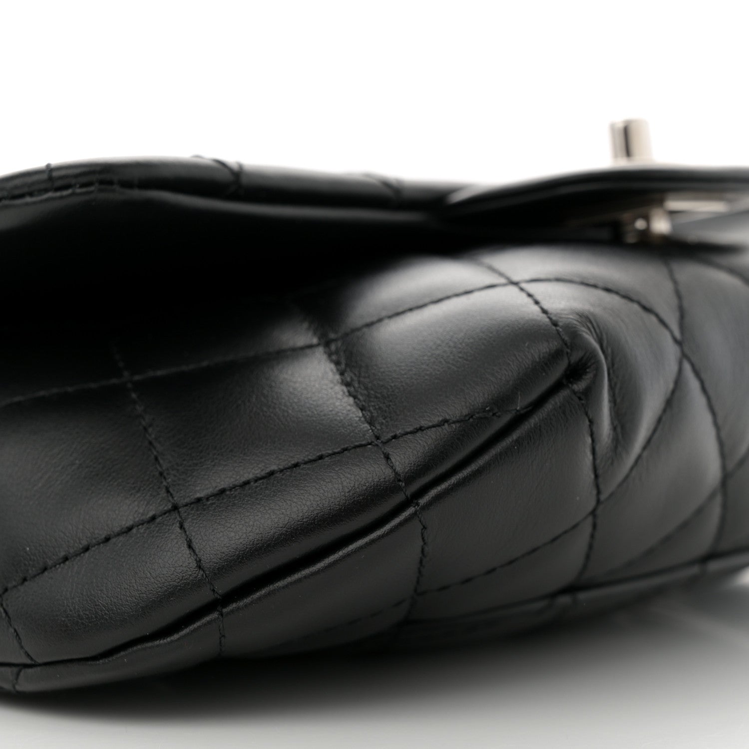 Chanel Calfskin Quilted CC Uniform Flap Belt Bag Black 9 of 10