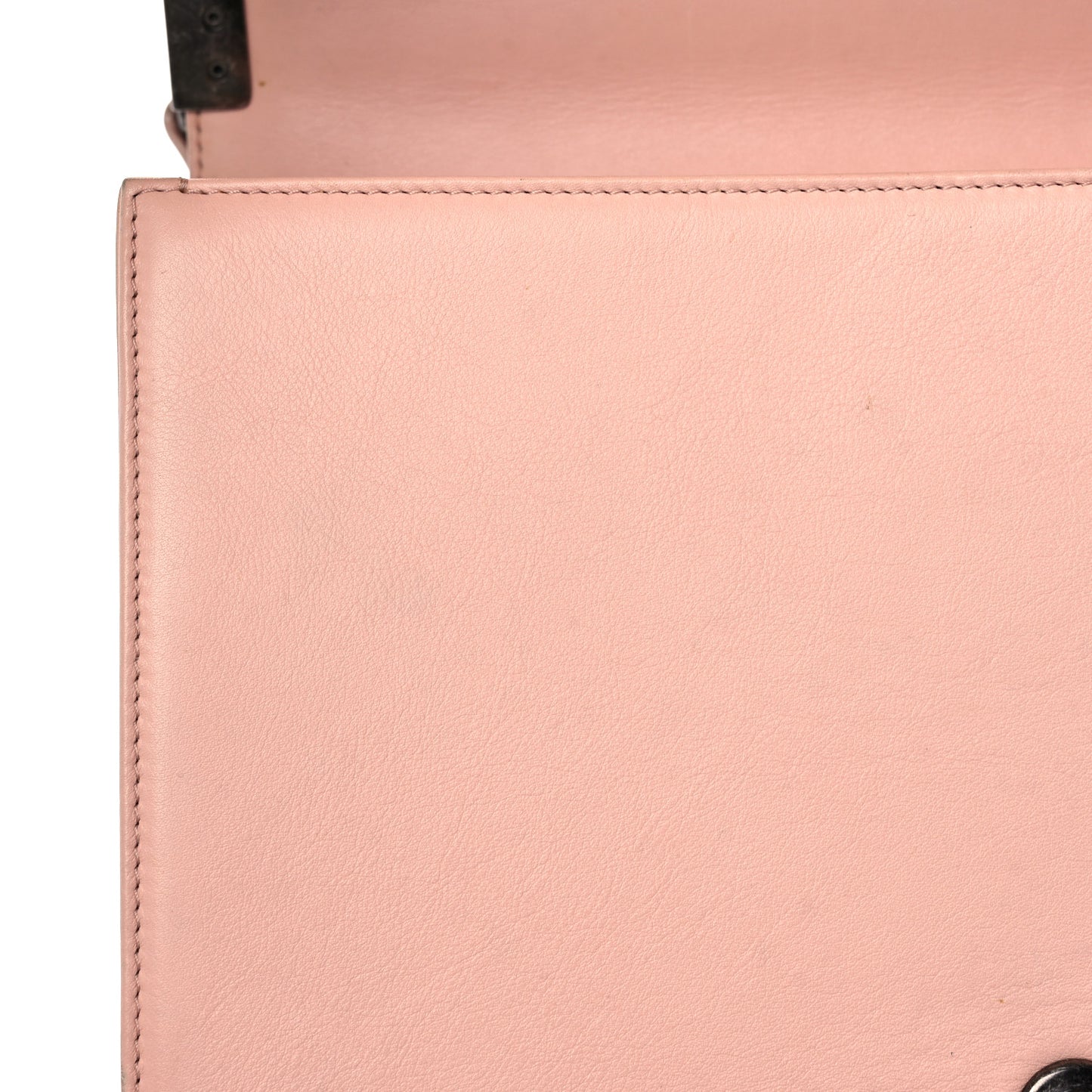 Calfskin Quilted New Medium Boy Flap Light Pink