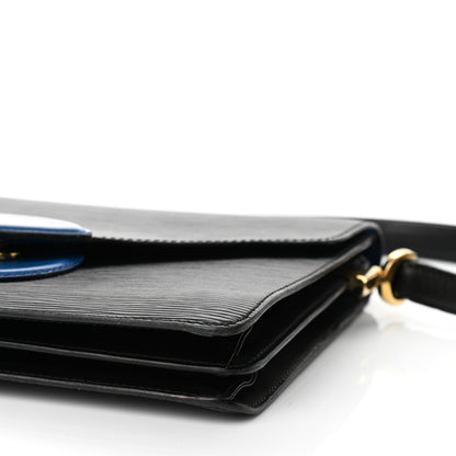 Louis Vuitton Epi Hoche Black Blue 9 of 10