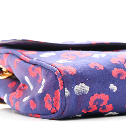 Prada Tessuto Nylon Lurex Embroidered Flap Viola 9 of 13