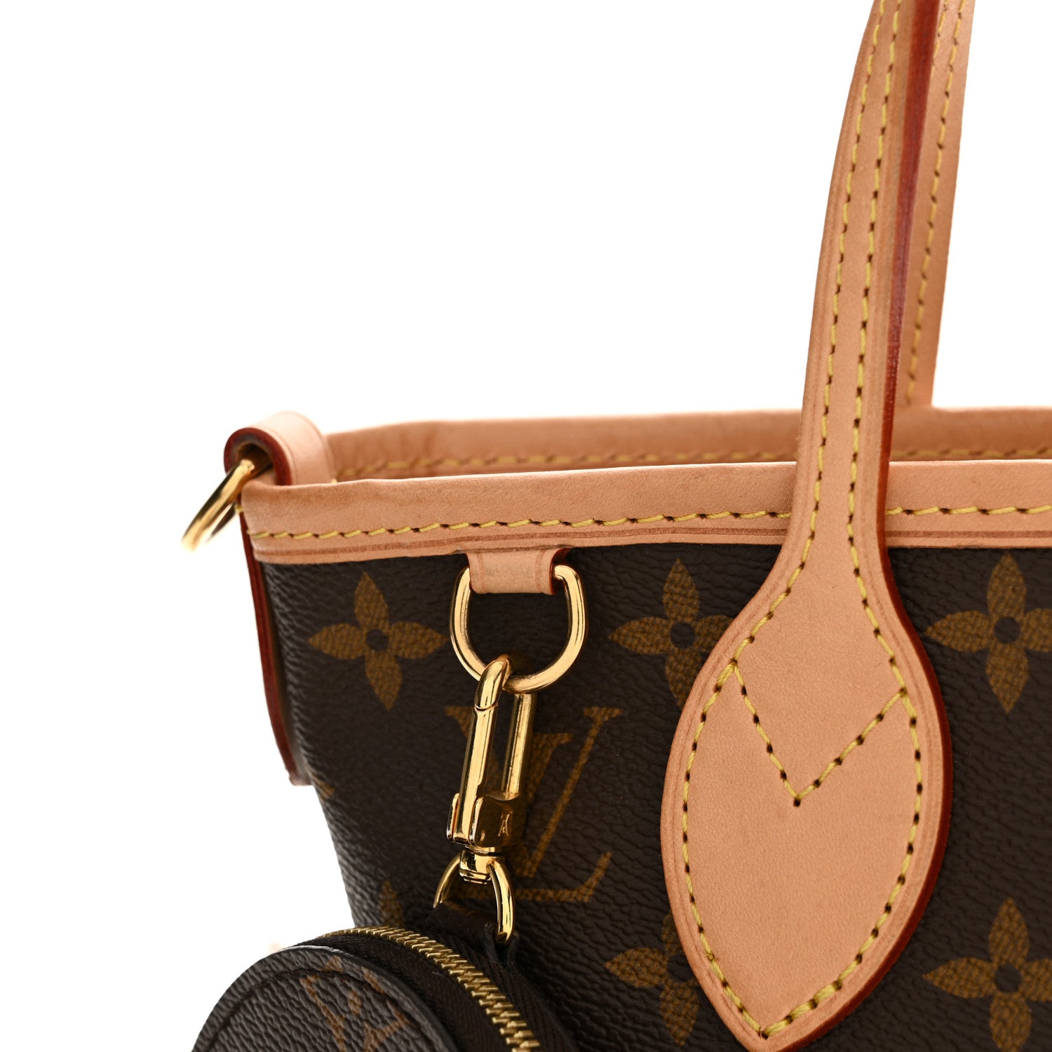 Louis Vuitton Monogram Neverfull BB Beige 11 of 14