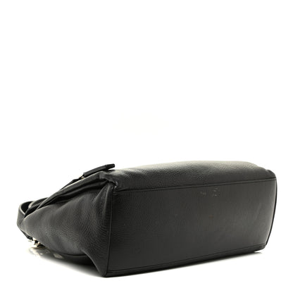 Givenchy Pebbled Calfskin Small Pandora Pure Flap Bag Dark Brown 4 of 30