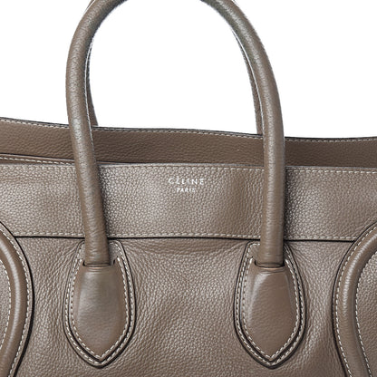 Celine Drummed Calfskin Mini Luggage Souris 13 of 14