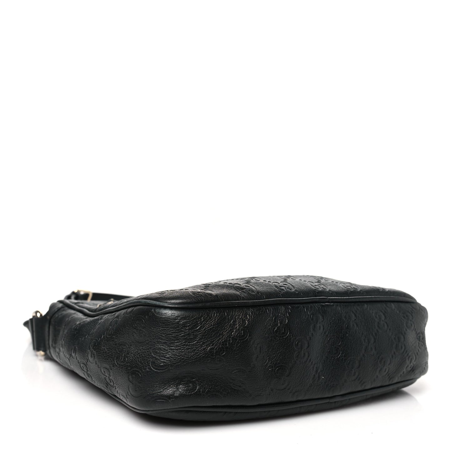 Guccissima Flat Messenger Bag Black