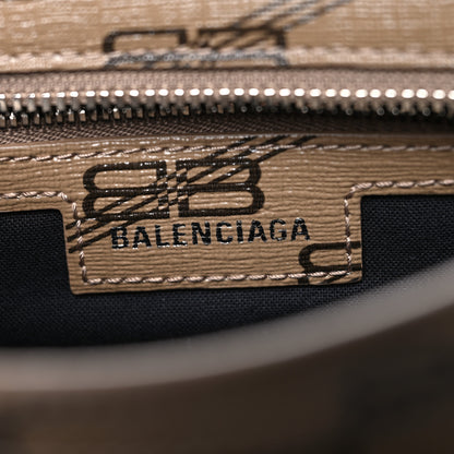 Balenciaga Coated Canvas BB Monogram Neo Cagole Handbag XS Beige Brown 6 of 11