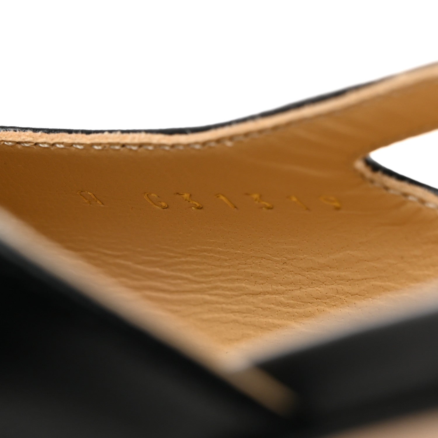 Chanel Goatskin Grosgrain CC Slingback Flats 38.5 Black 7 of 9