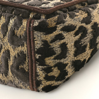 Christian Dior Velvet Mizza Embroidered Medium Caro Bag Beige 6 of 8