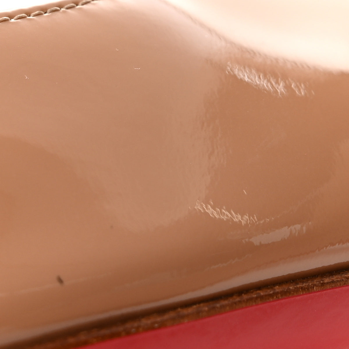 Christian Louboutin Patent Pigalle Follies 100 Pumps 40.5 Nude 9 of 9