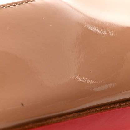 Christian Louboutin Patent Pigalle Follies 100 Pumps 40.5 Nude 9 of 9